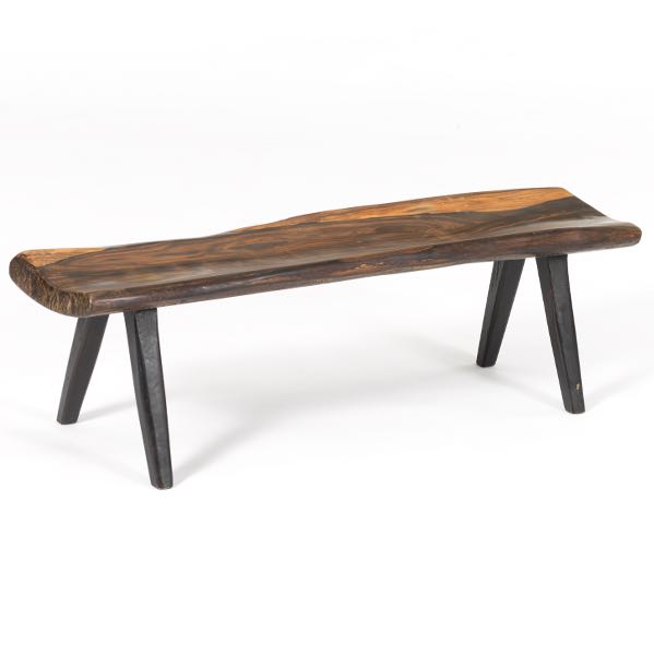 KAMAGONG WOOD BENCH 12 ½"H x 40 ½"L