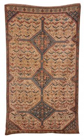 KAMPSEH BIRD RUG, PERSIA, CA.