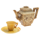 KANG XI STYLE HARDSTONE TEAPOT