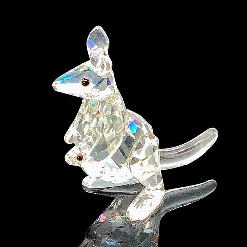 KANGAROO WITH BABY JOEY - SWAROVSKI