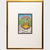KANGRA SCHOOL: SEATED FIGUREGo