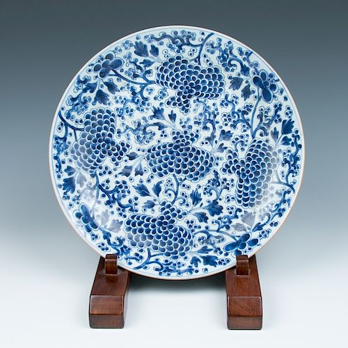 KANGXI BLUE AND WHITE LOTUS