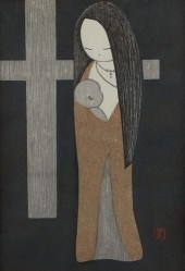 KAORU KAWANO MARY & CHILD WOOD