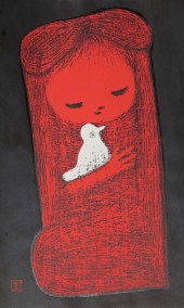 KAORU KAWANO WOODBLOCK GIRL WI