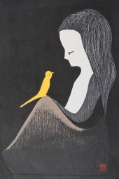 KAORU KAWANO WOODBLOCK GIRL WI
