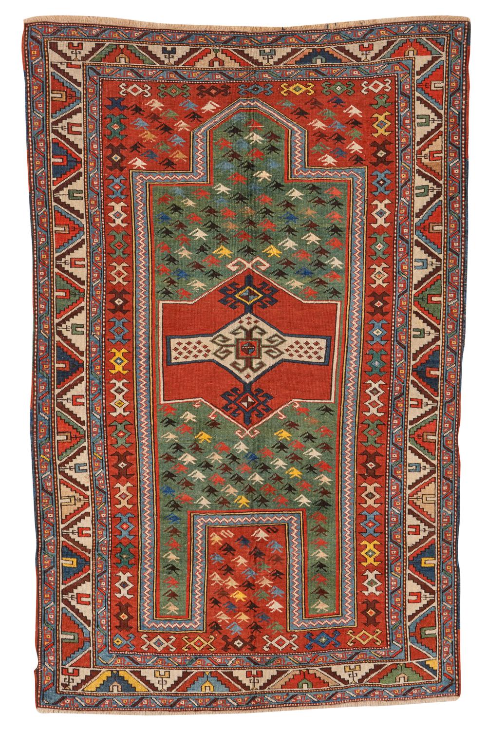 KARABAGH PRAYER RUG, CAUCASUS,