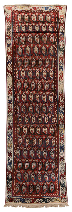 Karabaugh Rug Caucasian, rows of