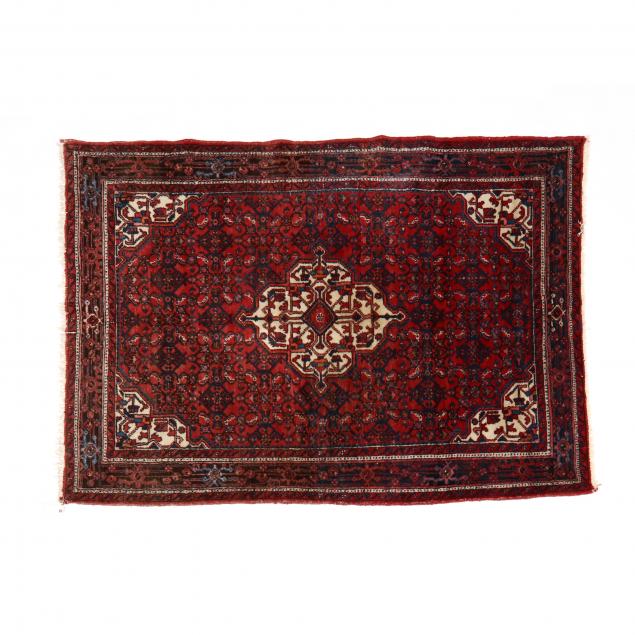 KARADJE AREA RUG Ivory medallion on
