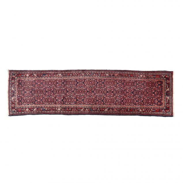 KARADJE RUNNER Navy blue field with