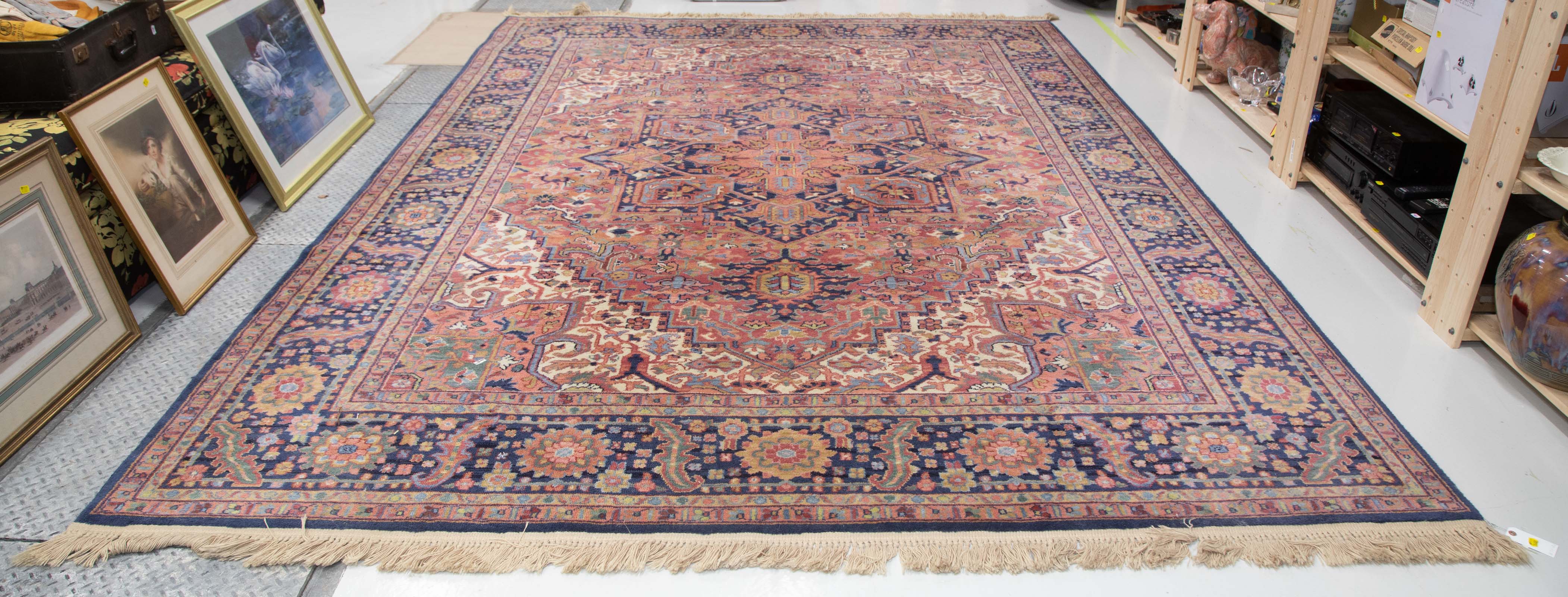 KARASTAN HERIZ DESIGN RUG, 8.7 X