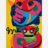 KAREL APPEL (AFTER) "FACES" (1