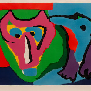 Karel Appel (Dutch, 1921-2006) I am