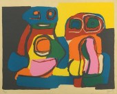 KAREL APPEL LITHOGRAPH, "HOMME