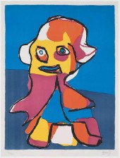 KAREL APPEL SILKSCREEN(Dutch,