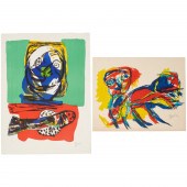 KAREL APPEL, TWO COLOR LITHOGR