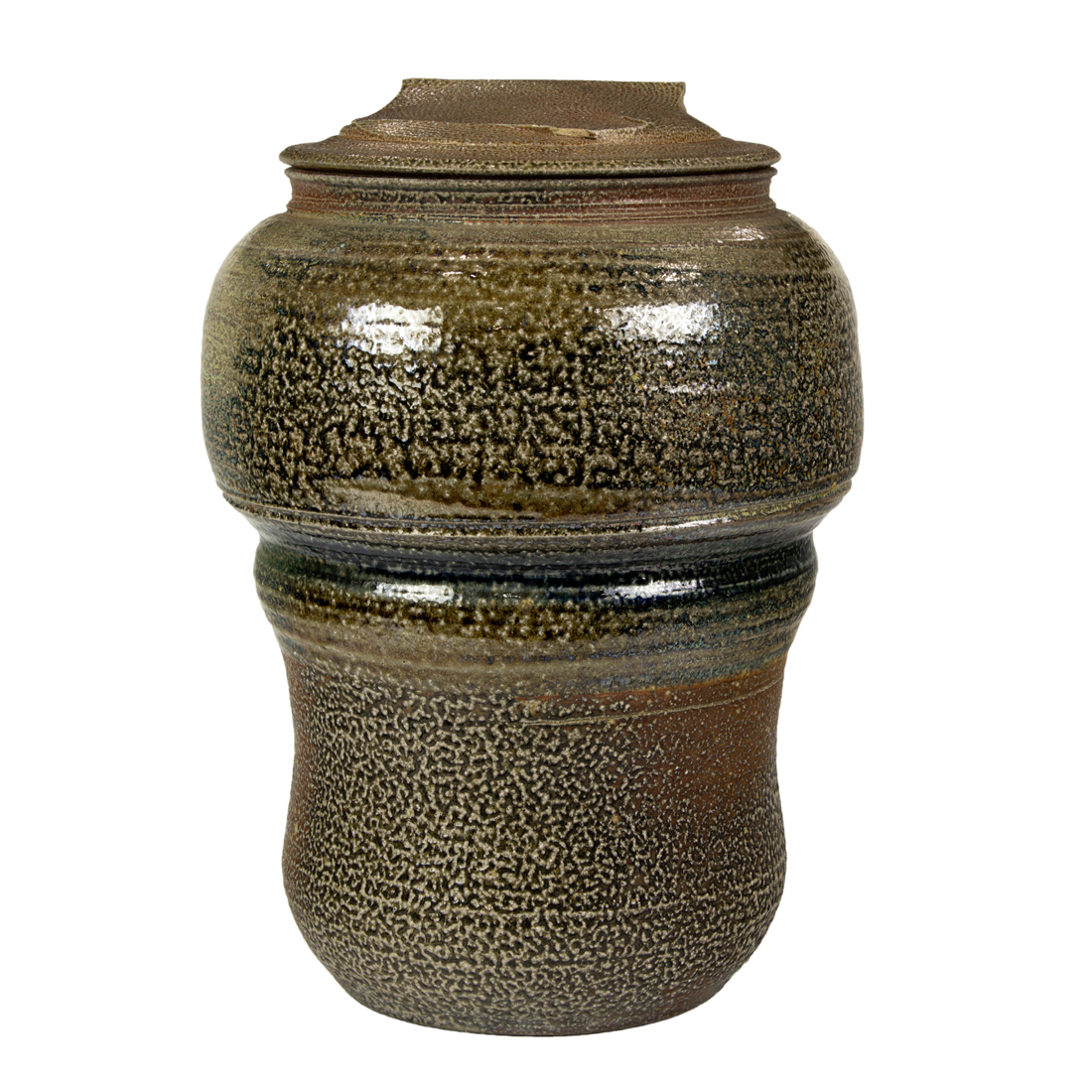 KAREN KARES, LIDDED VASE Karen