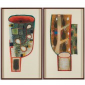 KAREN KUNC, (2) COLOR WOODCUTS