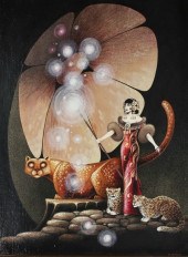 KAREN KUYKENDALL OIL ON BOARD