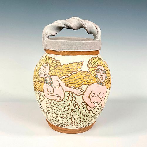 KAREN LABARGA POTTERY MERMAID