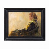KAREN OFFUTT, "WOMAN IN GREEN