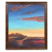 KAREN WEIHS, BEACH SCENE, OIL