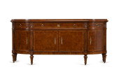 KARGES LOUIS XVI STYLE WALNUT