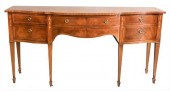 KARGES MAHOGANY BANDED INLAID