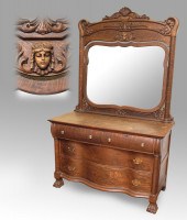 KARGES QUARTER SAWN OAK DRESSE