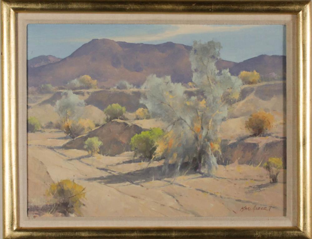 KARL ALBERT OIL ON BOARDKARL ALBERT