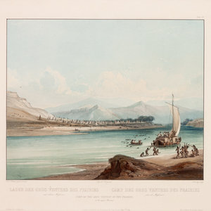 Karl Bodmer Camp of the Gros