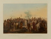 KARL BODMER "DANCE OF THE MINA