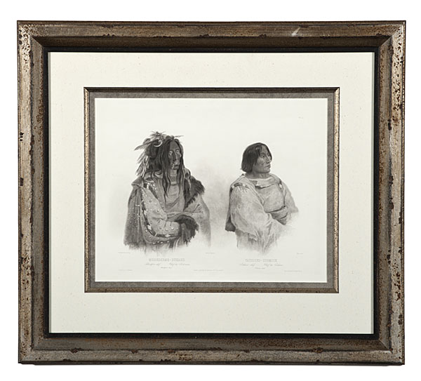 Karl Bodmer Etching: Tab 45 A