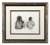 Karl Bodmer Etching: Tab 45 A