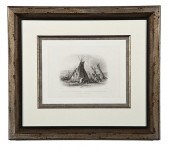 Karl Bodmer Etching: Vig. XVI