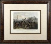 KARL BODNER HAND COLORED ENGRA