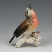 Karl Ens robin figurine.  Mark