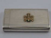 Karl Faberge; a silver cigaret