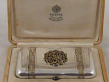 Karl Faberge: a silver cigarette