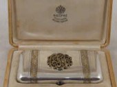 Karl Faberge: a silver cigaret