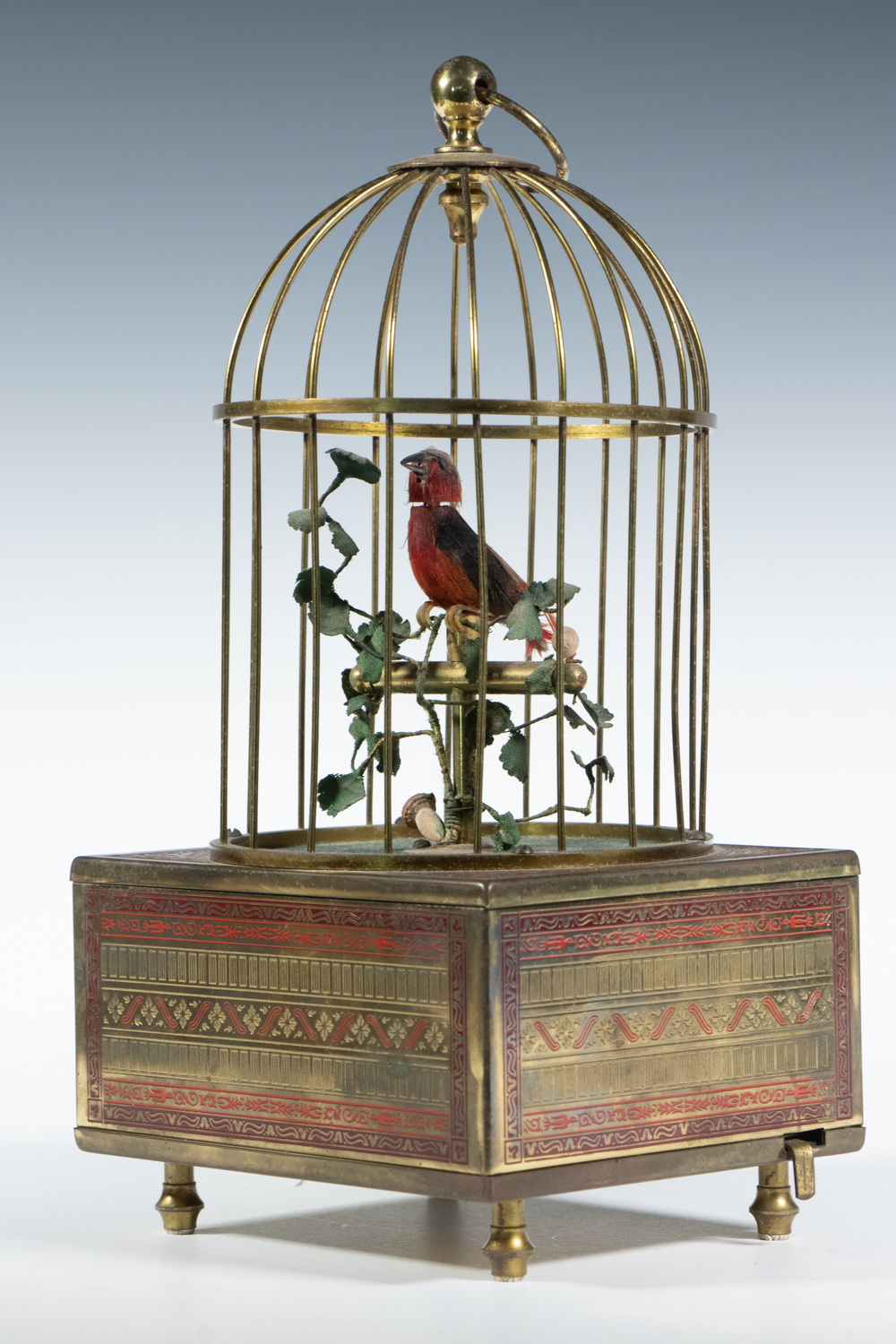 KARL GRIESBAUM BIRD IN CAGE