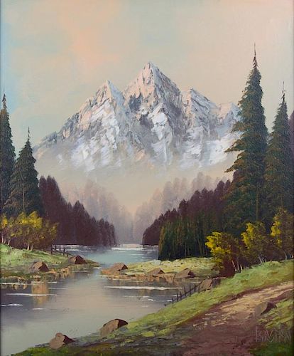 KARL KASTEN OIL ON CANVAS