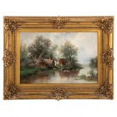 KARL KAUFMANN. COTTAGE SCENE,