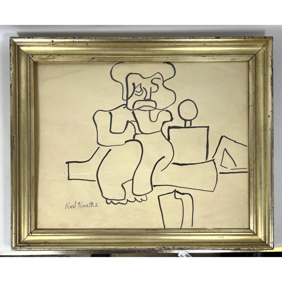 Karl Knaths Portrait Of A Man.