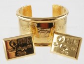 KARL LAGERFELD BRACELET & EARR