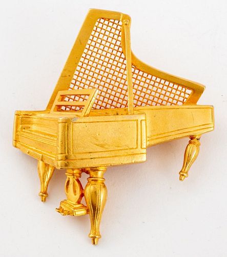 KARL LAGERFELD GOLD WASHED PIANO