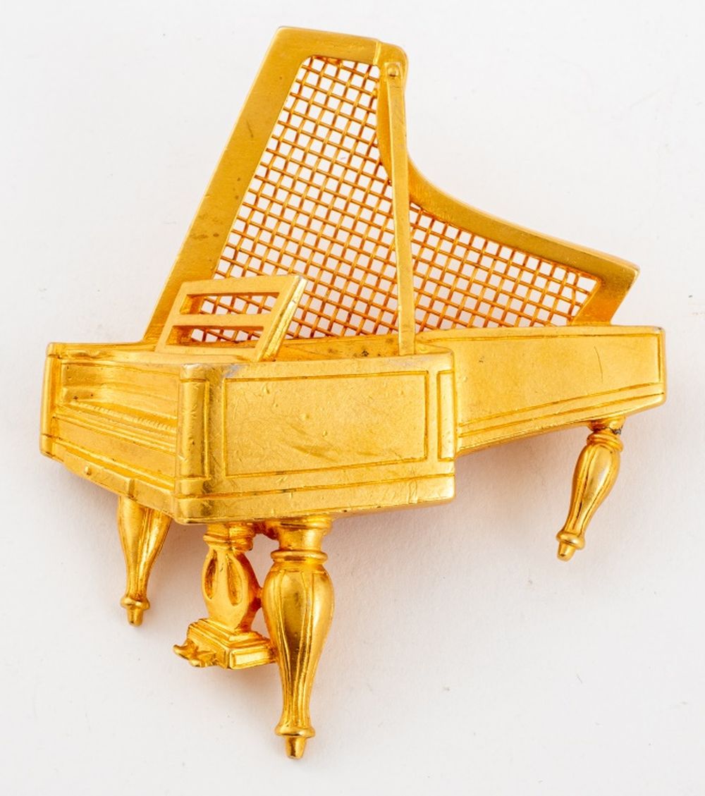 KARL LAGERFELD GOLD WASHED PIANO
