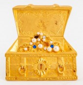 KARL LAGERFELD GOLD WASHED TRE