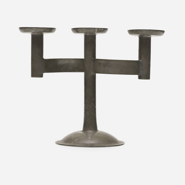 Karl Raichle. Early candlestick. c.