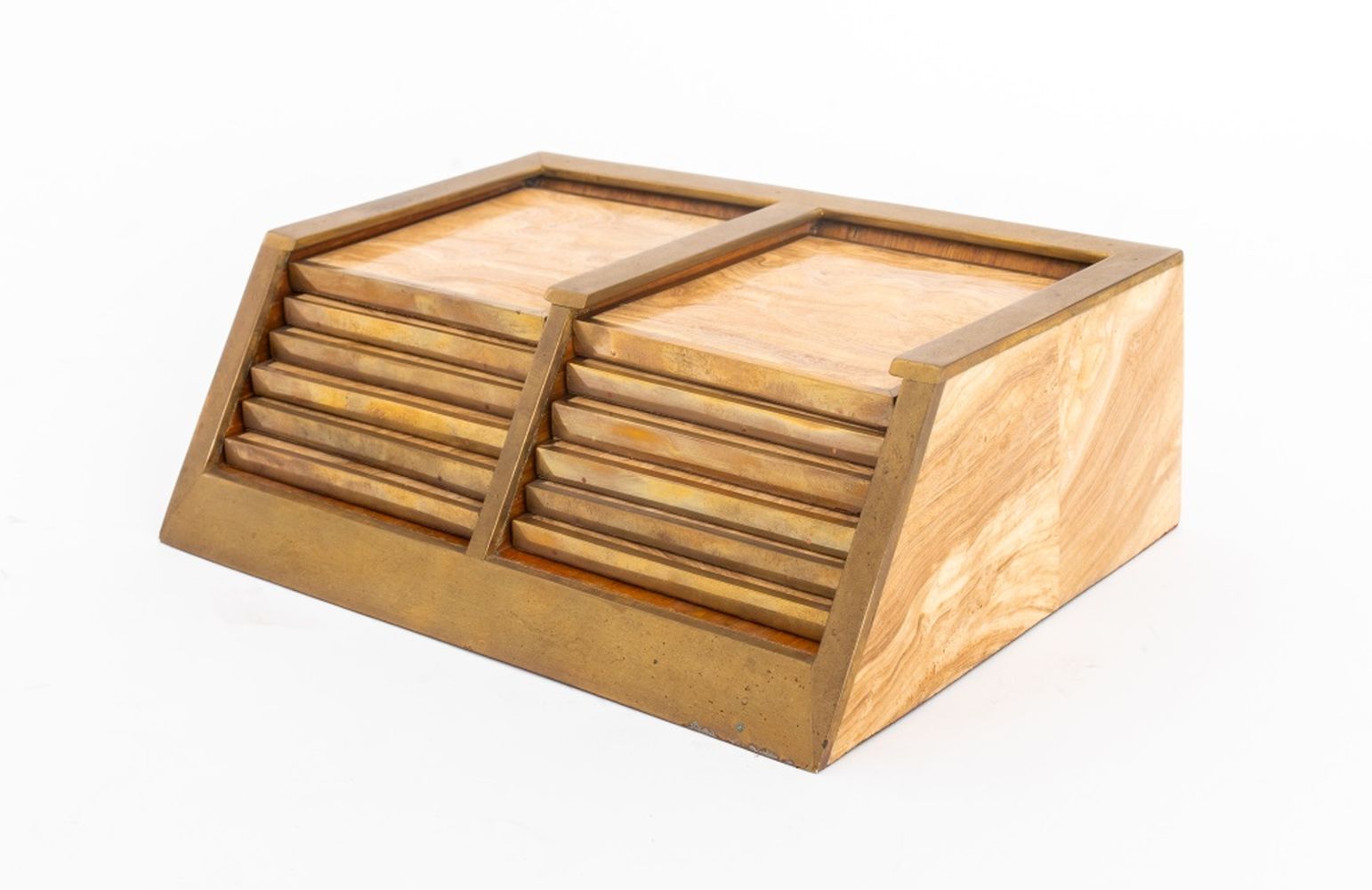 KARL SPRINGER BRASS & SANDSTONE SET