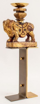 KARL SPRINGER GILT WOOD MOUNT